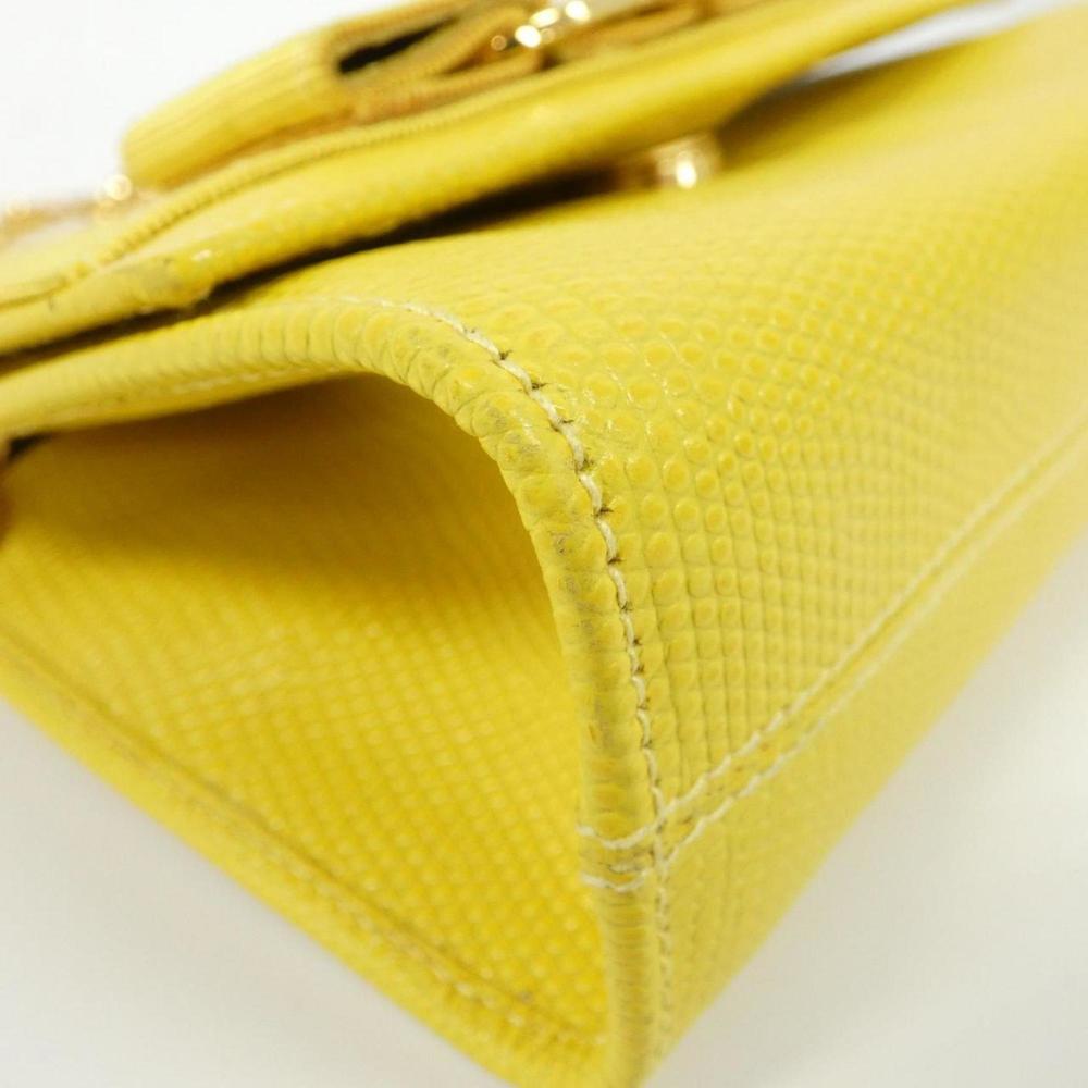 SALVATORE FERRAGAMO Yellow Shoulder Bag - Picture 3 of 10